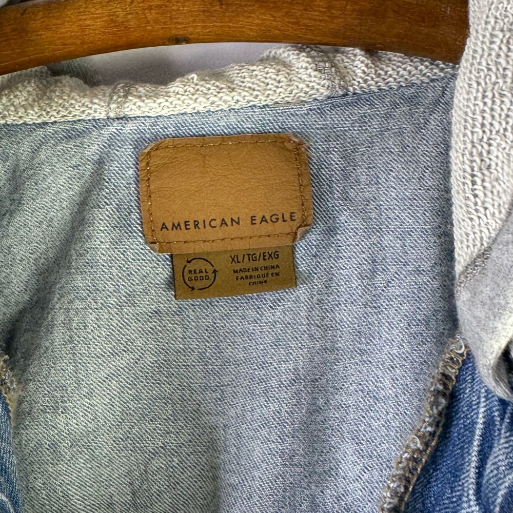 American Eagle Outfitters Denim Jacket with Tan Label size XL - Picture 5 of 5